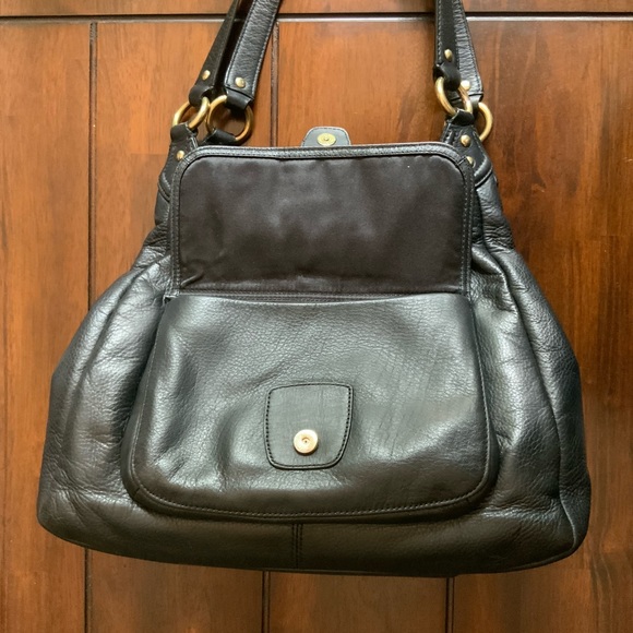 COACH F-24686 CAMPBELL LEATHER SHOULDER BAG 
12.5"L x 5"W x 10"H - Picture 14 of 14